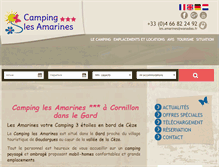 Tablet Screenshot of campinglesamarines.com